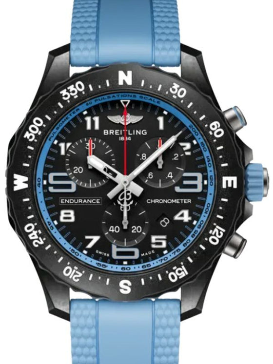 Breitling Professional Endurance Pro 38 Breitlight Black Dial Rubber Strap X83310281B1S1