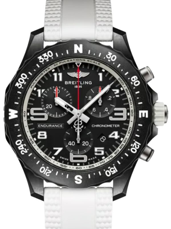 Breitling Professional Endurance Pro 38 Breitlight Black Dial Rubber Strap X83310A71B1S1