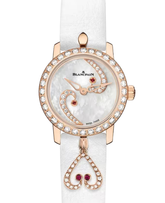 Blancpain Ladybird Ultraplate Red Gold 21.5mm Mother of Pearl Dial 0063A 2954 63A - BRAND NEW