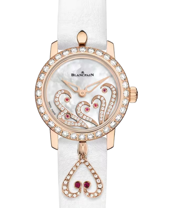 Blancpain Ladybird Ultraplate Red Gold 21.5mm Mother of Pearl Dial 0063B 2954 63A - BRAND NEW