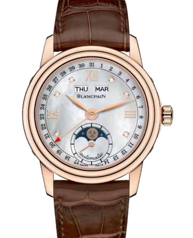 Blancpain Ladybird Quantième Complet Steel 33.7mm Mother of Pearl Dial 2360 4691A 71A - BRAND NEW