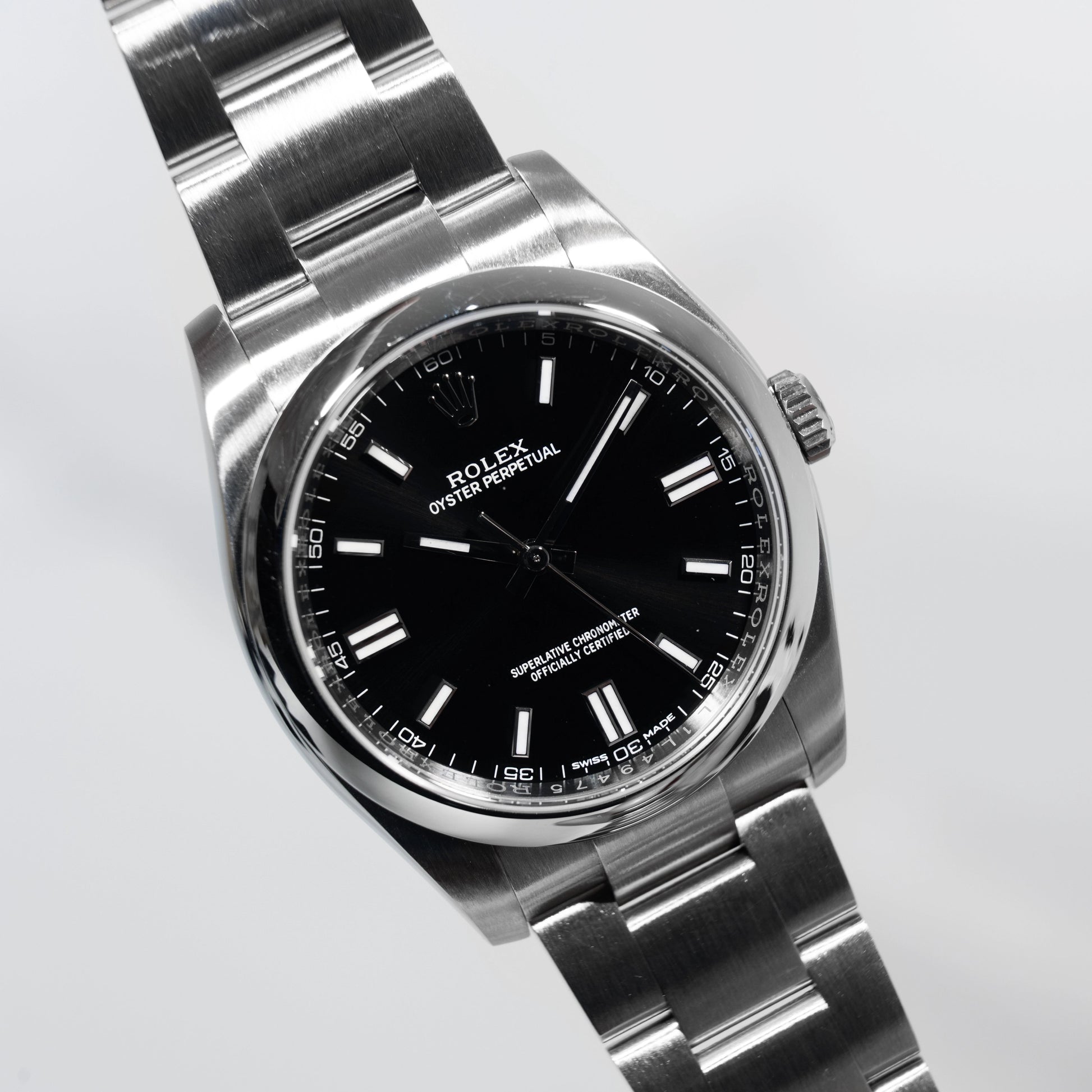 Rolex Oyster Perpetual 36 36 mm 116000-SVBCDO Steel Luminous