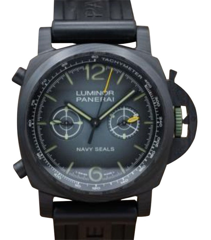 Luminor Chrono Carbotech Navy Seals 44mm Black Dial PAM01419