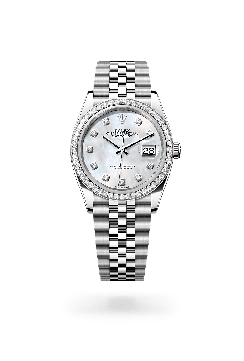 Rolex Datejust 36 36 mm 126200SFO Steel/White Gold/Diamonds Silver