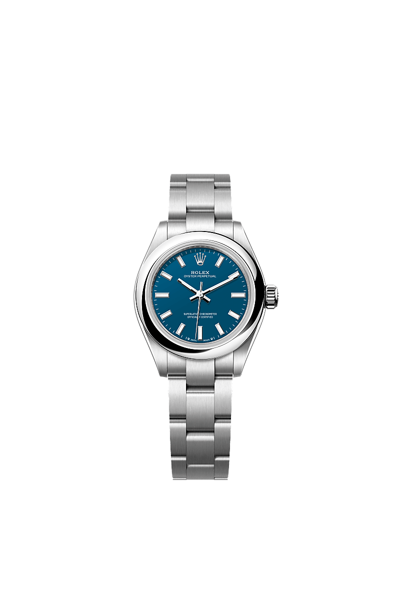 Rolex Oyster Perpetual 28 mm 276200BLSO Steel Luminous