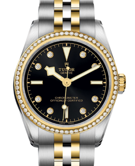 Tudor Black Bay One 36mm S&G Steel Yellow Gold Bracelet Black Diamond Dial M79653-0005 - BRAND NEW