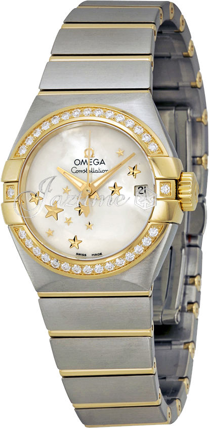 OMEGA 123.25.27.20.05.001 CONSTELLATION CO-AXIAL 27mm STEEL AND YELLOW GOLD - BRAND NEW