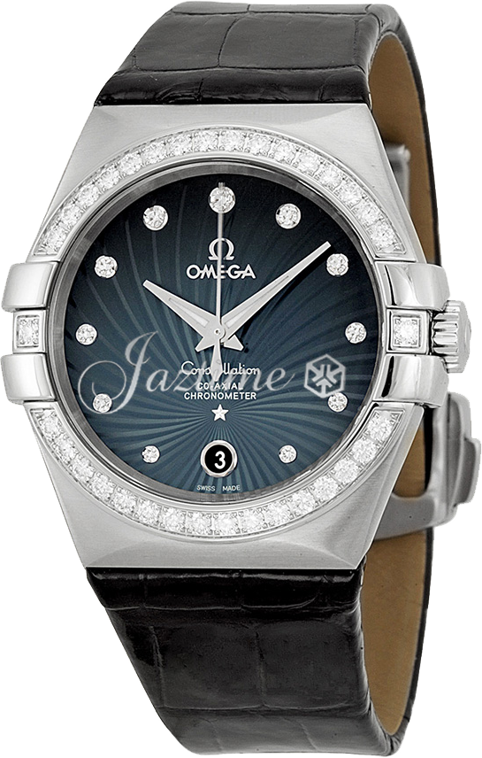 OMEGA 123.18.35.20.56.001 CONSTELLATION CO-AXIAL 35mm STEEL BRAND NEW