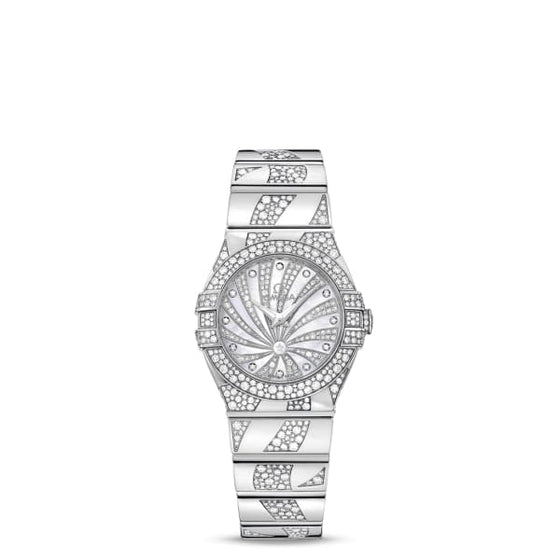 OMEGA 123.55.31.20.51.001 CONSTELLATION CO-AXIAL 31mm WHITE GOLD - BRAND NEW