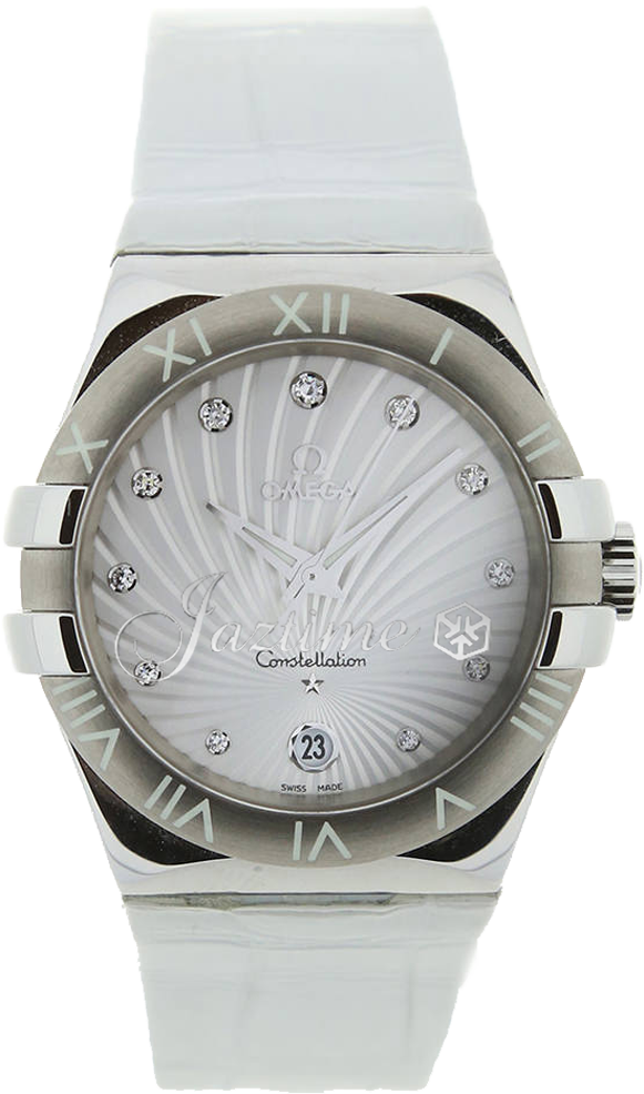 OMEGA 123.13.35.60.52.001 CONSTELLATION QUARTZ 35mm STEEL - BRAND NEW