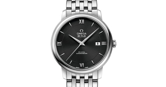 Omega De Ville Prestige 39.5mm Steel Black Dial 424.10.40.20.01.001