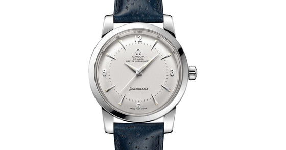 Omega Seamaster 1948 Co-Axial Master Chronometer Central Second 38mm Stainless Steel Silver Dial Leather Strap 511.13.38.20.02.001
