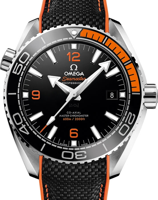 Omega Seamaster Planet Ocean 600M 43.5mm Steel Black Dial Rubber Strap 215.32.44.21.01.001