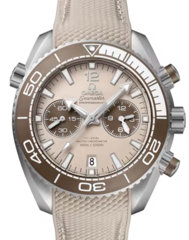 Omega Seamaster Planet Ocean 600M Chronograph 45.5mm Steel Linen Dial 215.32.46.51.09.001