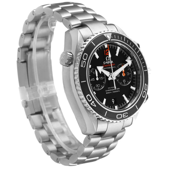Omega Planet Ocean Chronograph 600M 232.30.46.51.01.003 Co-Axial Black Ceramic Stainless Steel PRE-OWNED