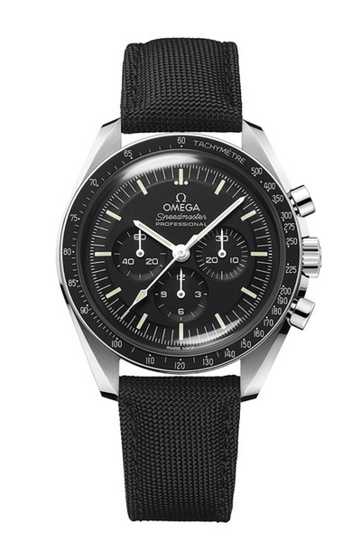 Omega Speedmaster Moonwatch Professional Chronograph 42mm Steel Black Dial Nylon Fabric Strap 310.32.42.50.01.001 - Pre Owned