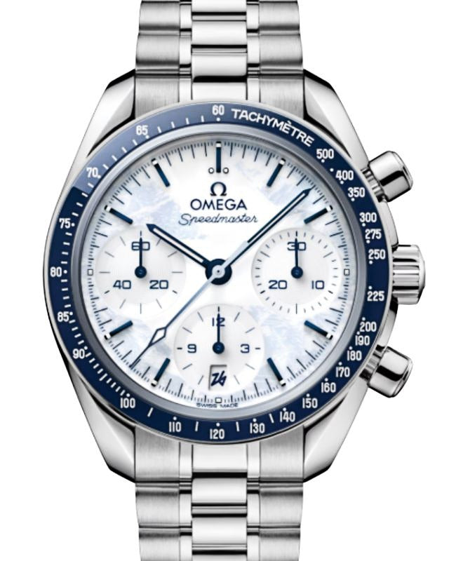 Omega Speedmaster Steel 38mm Milano Cortina 2026 White Dial 522.30.38.50.04.001