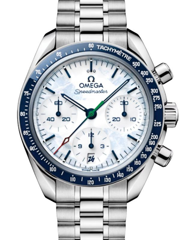 Omega Speedmaster Steel 38mm Milano Cortina 2026 White Dial 522.30.38.50.04.002