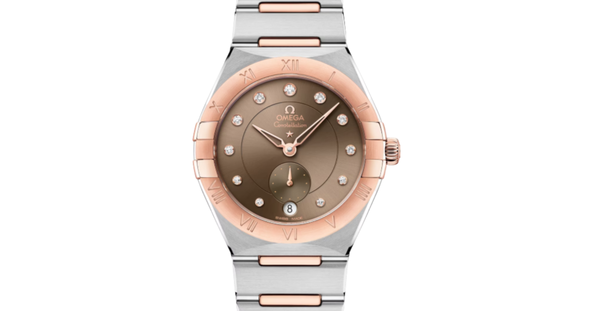 Omega Constellation Co-Axial Master Chronometer 34mm Steel-Sedna Gold Brown Dial 131.20.34.20.63.001