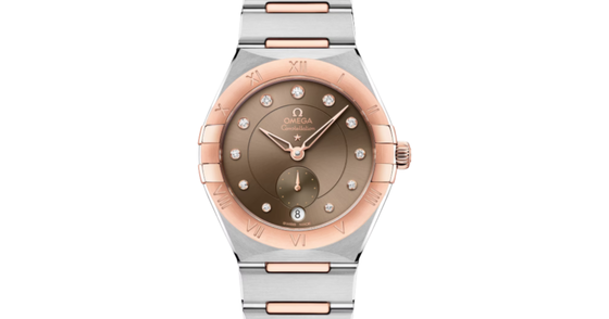 Omega Constellation Co-Axial Master Chronometer 34mm Steel-Sedna Gold Brown Dial 131.20.34.20.63.001