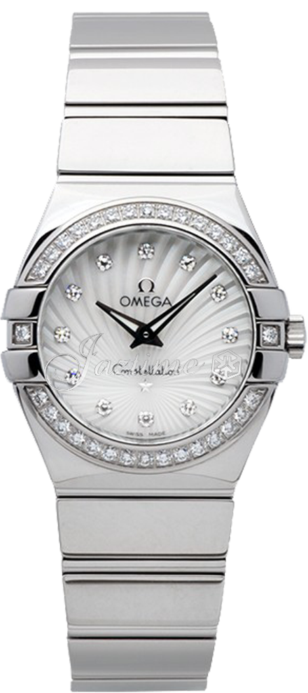 OMEGA 123.15.27.60.55.004 CONSTELLATION QUARTZ 27mm STEEL BRAND NEW