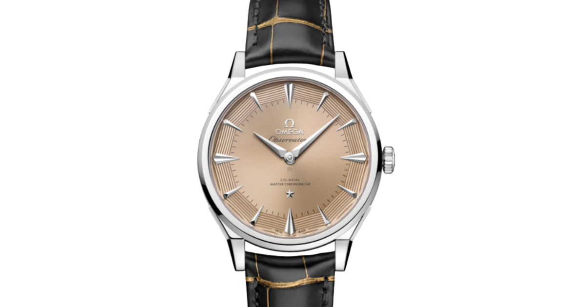 Omega Constellation Observatory Co-Axial Master Chronometer 39.4mm Platinum-Gold Pie-Pan Yellow Dial 140.93.39.21.99.001