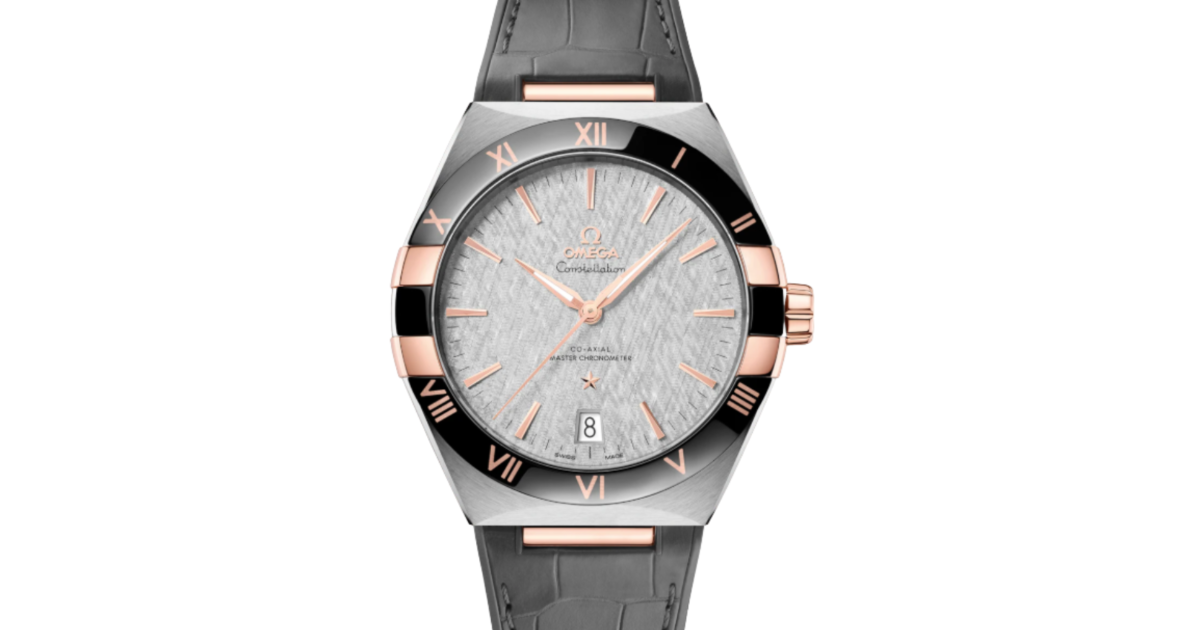 Omega Constellation Co-Axial Master Chronometer 41mm Steel-Sedna Gold Rhodium Grey Dial 131.23.41.21.06.001