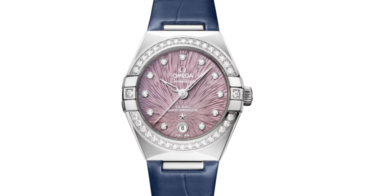 Omega Constellation Co-Axial Master Chronometer 29mm Steel Lilac Dial 131.18.29.20.60.001