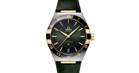 Omega Constellation Co-Axial Master Chronometer 41mm Steel-Yellow Gold Sun-Brushed Green Dial 131.23.41.21.10.001