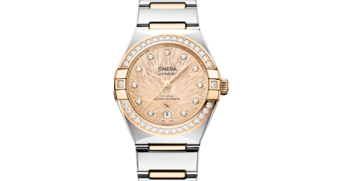 Omega Constellation Co-Axial Master Chronometer 29mm Steel Moonshine-Gold Yellow Dial 131.25.29.20.58.002