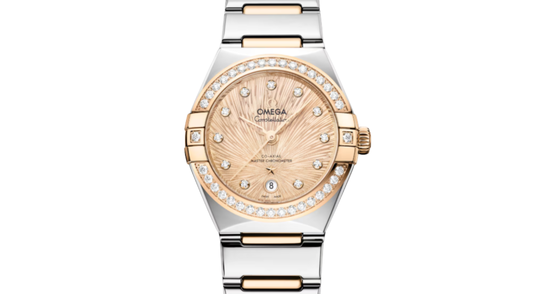 Omega Constellation Co-Axial Master Chronometer 29mm Steel Moonshine-Gold Yellow Dial 131.25.29.20.58.002