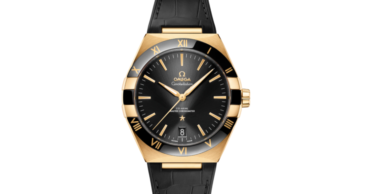 Omega Constellation Co-Axial Master Chronometer 41mm Yellow Gold Sun-Brushed Black Dial 131.63.41.21.01.001