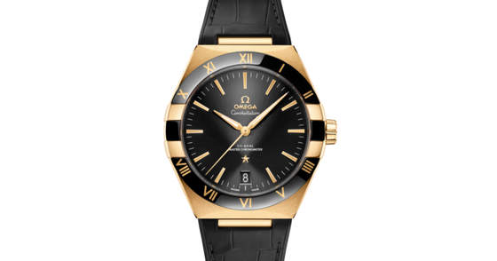 Omega Constellation Co-Axial Master Chronometer 41mm Yellow Gold Sun-Brushed Black Dial 131.63.41.21.01.001