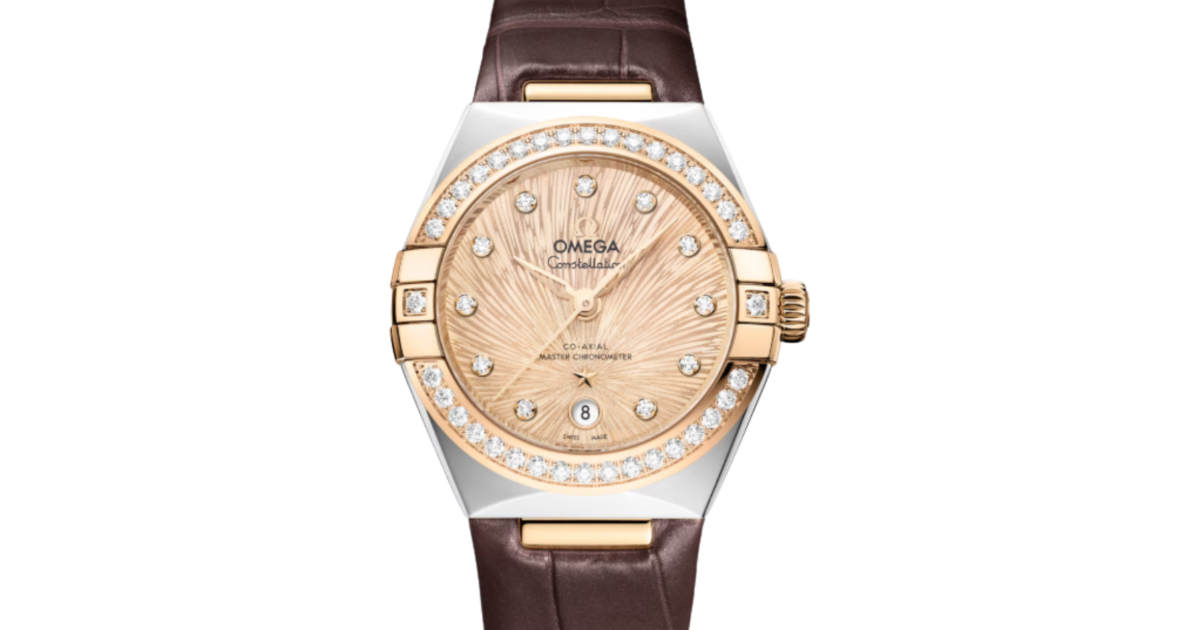 Omega Constellation Co-Axial Master Chronometer 29mm Steel Moonshine-Gold Yellow Dial 131.28.29.20.58.001
