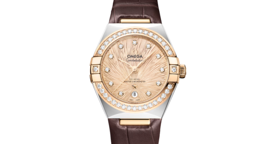 Omega Constellation Co-Axial Master Chronometer 29mm Steel Moonshine-Gold Yellow Dial 131.28.29.20.58.001
