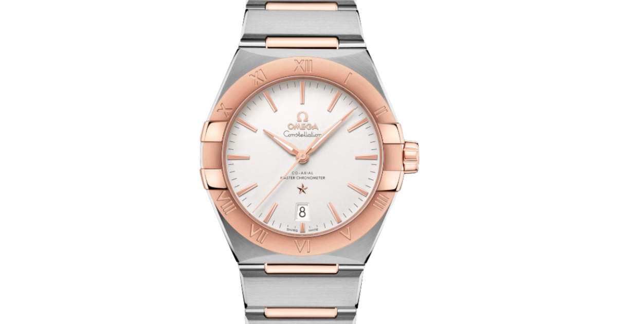 Omega Constellation Co-Axial Master Chronometer 39mm Steel-Sedna Gold Silvery Dial 131.20.39.20.02.001