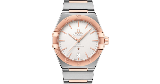 Omega Constellation Co-Axial Master Chronometer 39mm Steel-Sedna Gold Silvery Dial 131.20.39.20.02.001