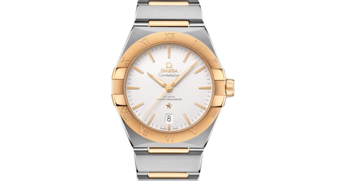 Omega Constellation Co-Axial Master Chronometer 39mm Steel-Yellow Gold Silver Dial 131.20.39.20.02.002
