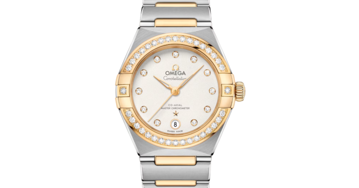 Omega Constellation Co-Axial Master Chronometer 29mm Steel Yellow Gold Silver Dial 131.25.29.20.52.002