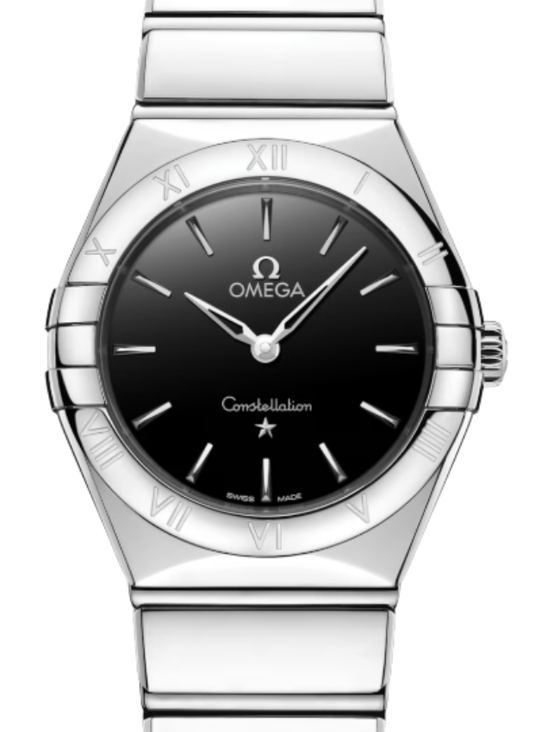 Omega Constellation Co-Axial Master Chronometer 28mm Steel Black Dial 131.10.28.60.01.001