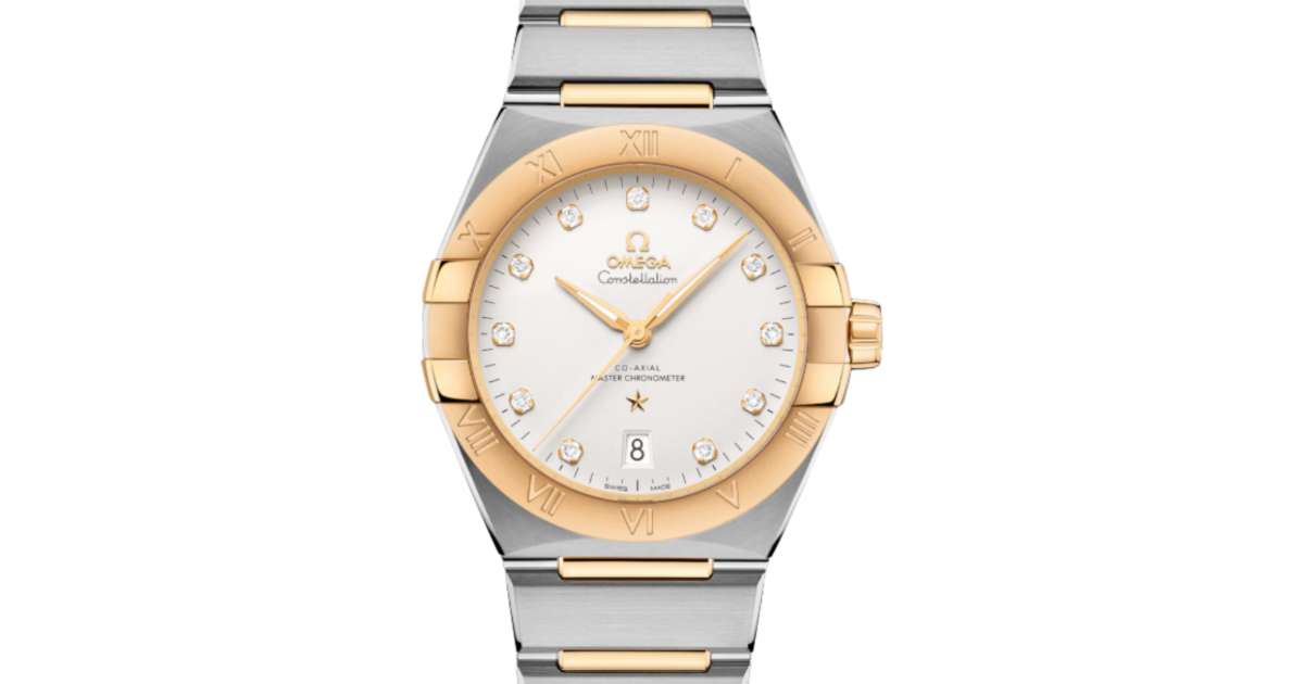 Omega Constellation Co-Axial Master Chronometer 39mm Steel Yellow Gold Silver Dial 131.20.39.20.52.002