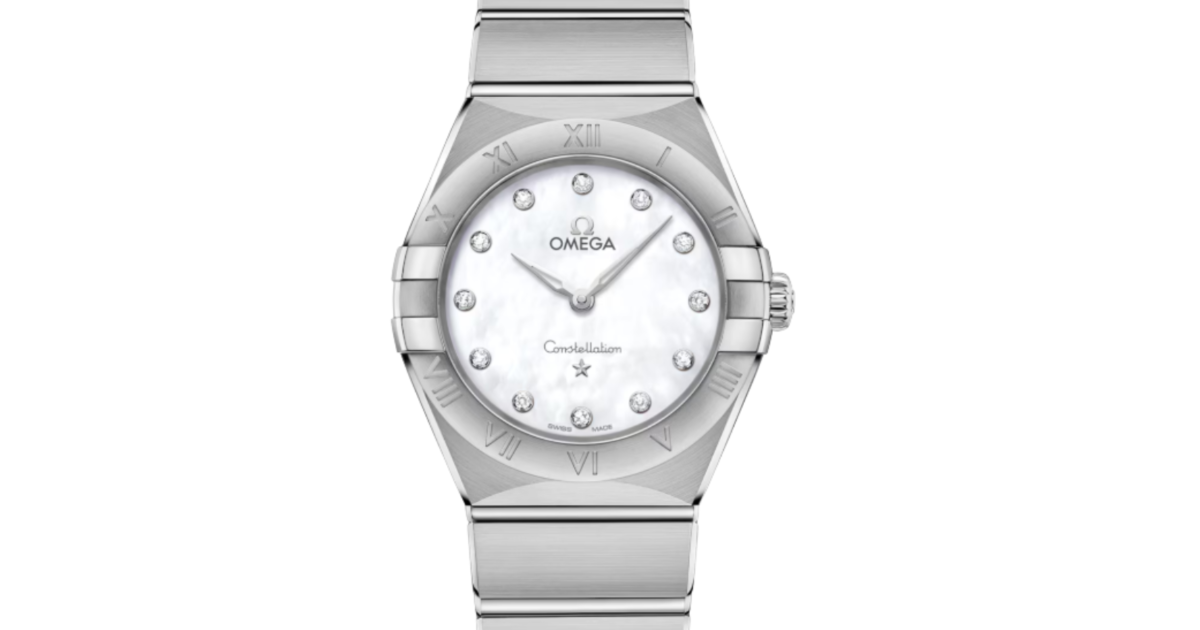 Omega Constellation Co-Axial Master Chronometer 28mm Steel White Dial 131.10.28.60.55.001