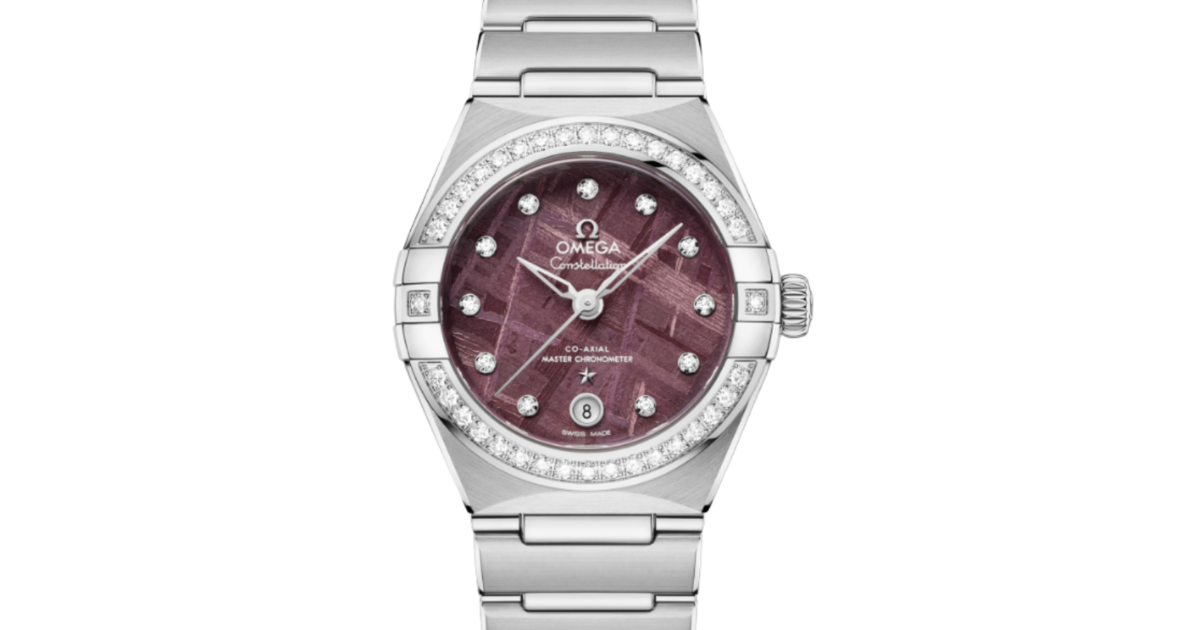 Omega Constellation Co-Axial Master Chronometer 29mm Steel Purple Meteorite Dial 131.15.29.20.99.001