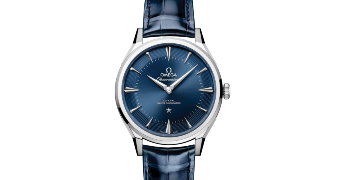 Omega Constellation Observatory Co-Axial Master Chronometer 39.4mm O‑MEGASTEEL Pie-Pan Blue Dial 140.13.39.21.03.001