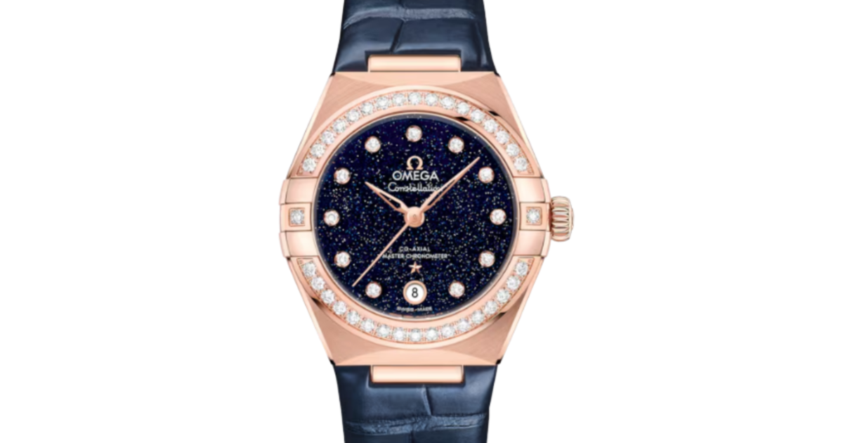 Omega Constellation Co-Axial Master Chronometer 29mm Sedna Gold Blue Dial 131.58.29.20.53.003
