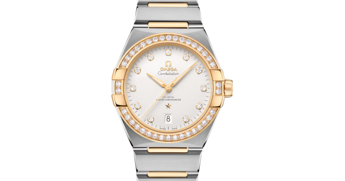Omega Constellation Co-Axial Master Chronometer 39mm Steel Yellow Gold Silver Dial 131.25.39.20.52.002