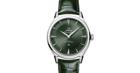 Omega Constellation Observatory Co-Axial Master Chronometer 39.4mm O‑MEGASTEEL Pie-Pan Green Dial 140.13.39.21.10.001