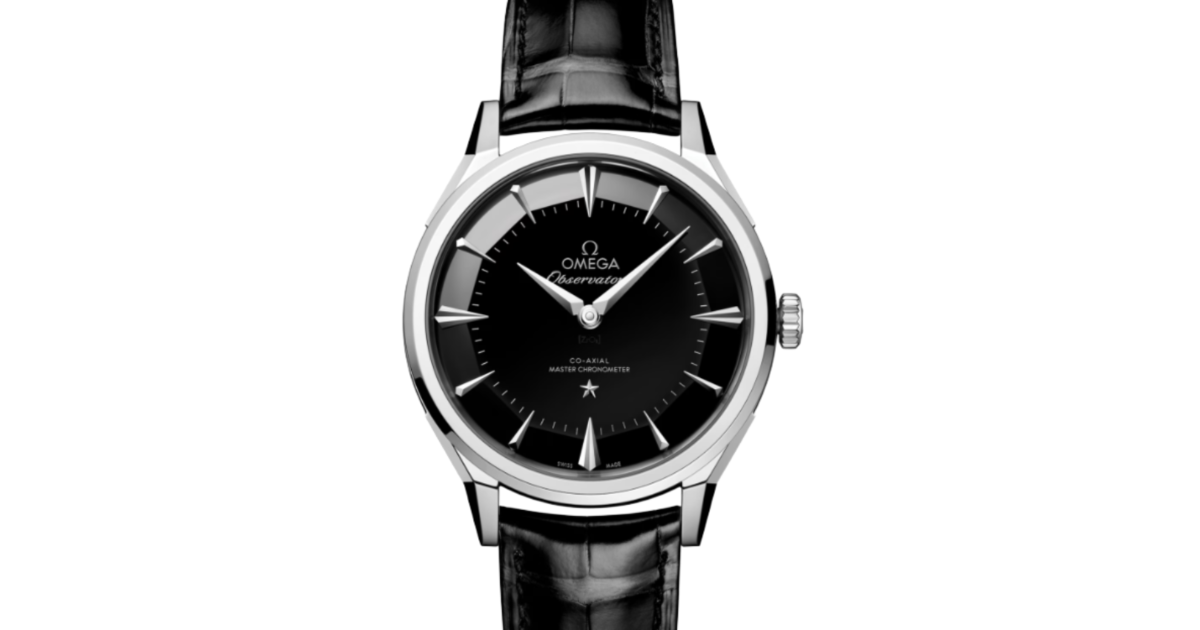 Omega Constellation Observatory Co-Axial Master Chronometer 39.4mm O‑MEGASTEEL Pie-Pan Black Dial 140.13.39.21.01.001
