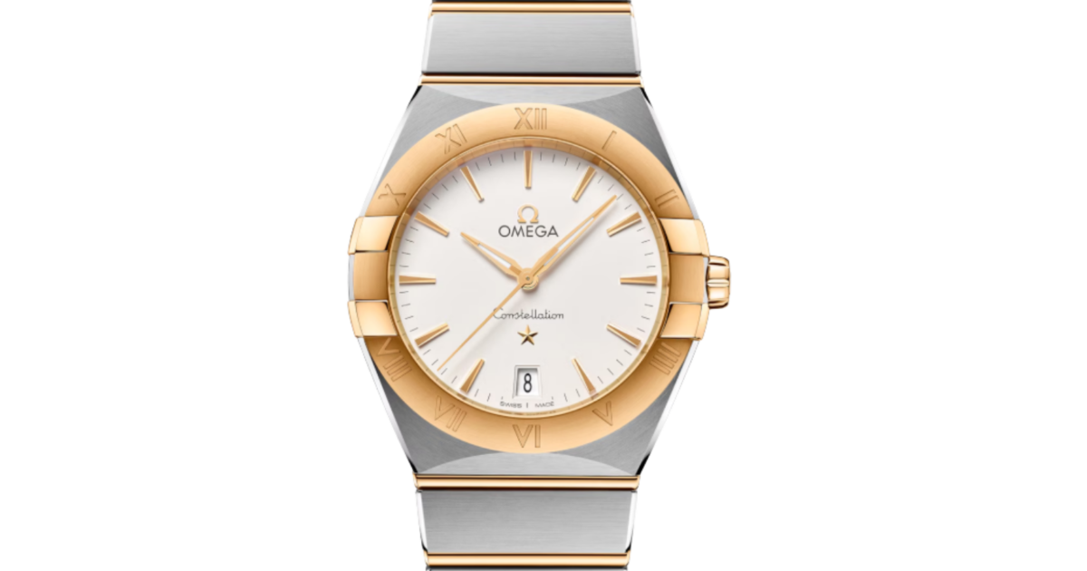 Omega Constellation Co-Axial Master Chronometer 36mm Steel Yellow Gold Opaline Silver Dial 131.20.36.60.02.002