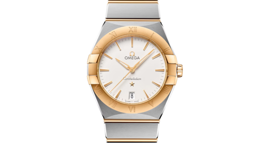 Omega Constellation Co-Axial Master Chronometer 36mm Steel Yellow Gold Opaline Silver Dial 131.20.36.60.02.002